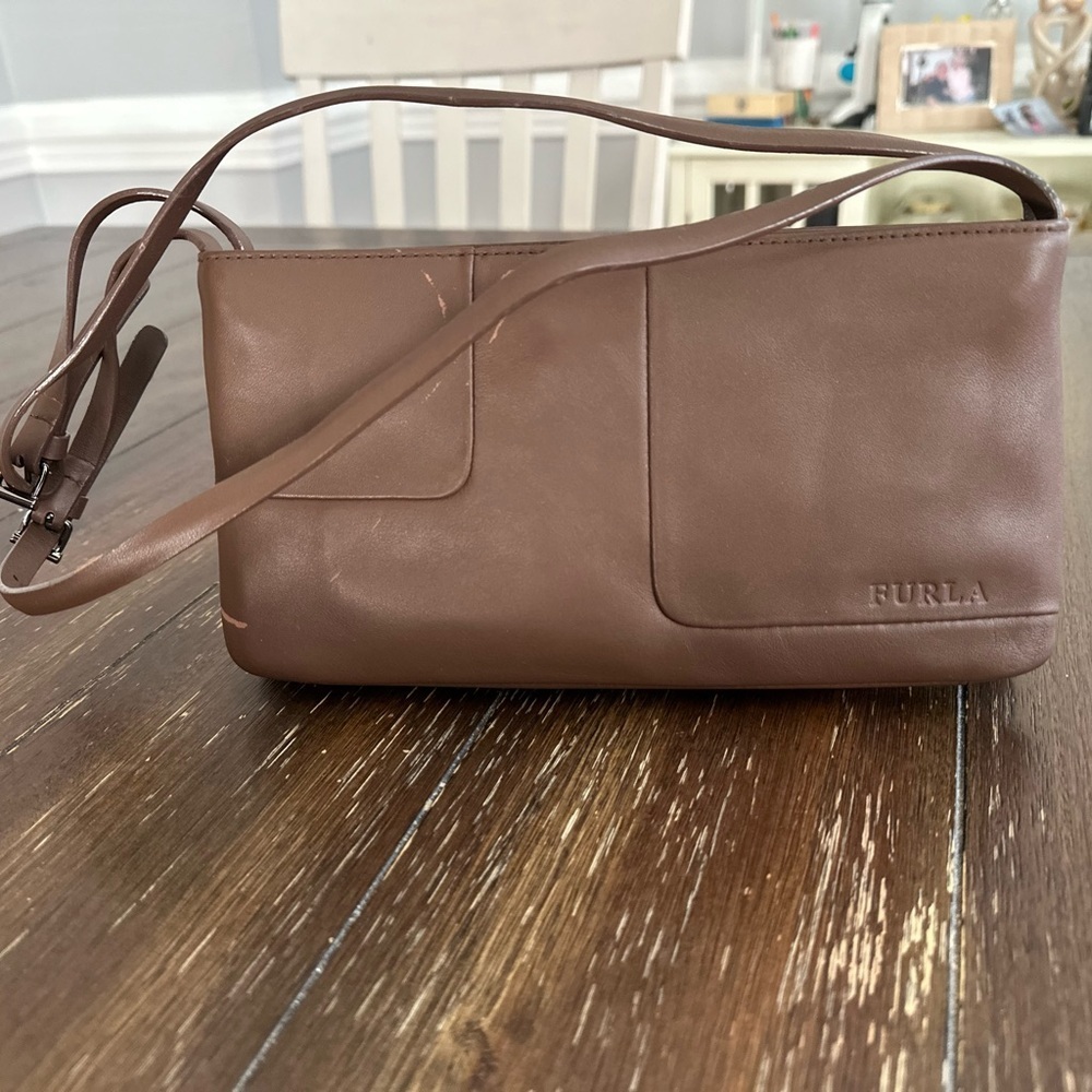 Furla  y2k style Leather Handbag